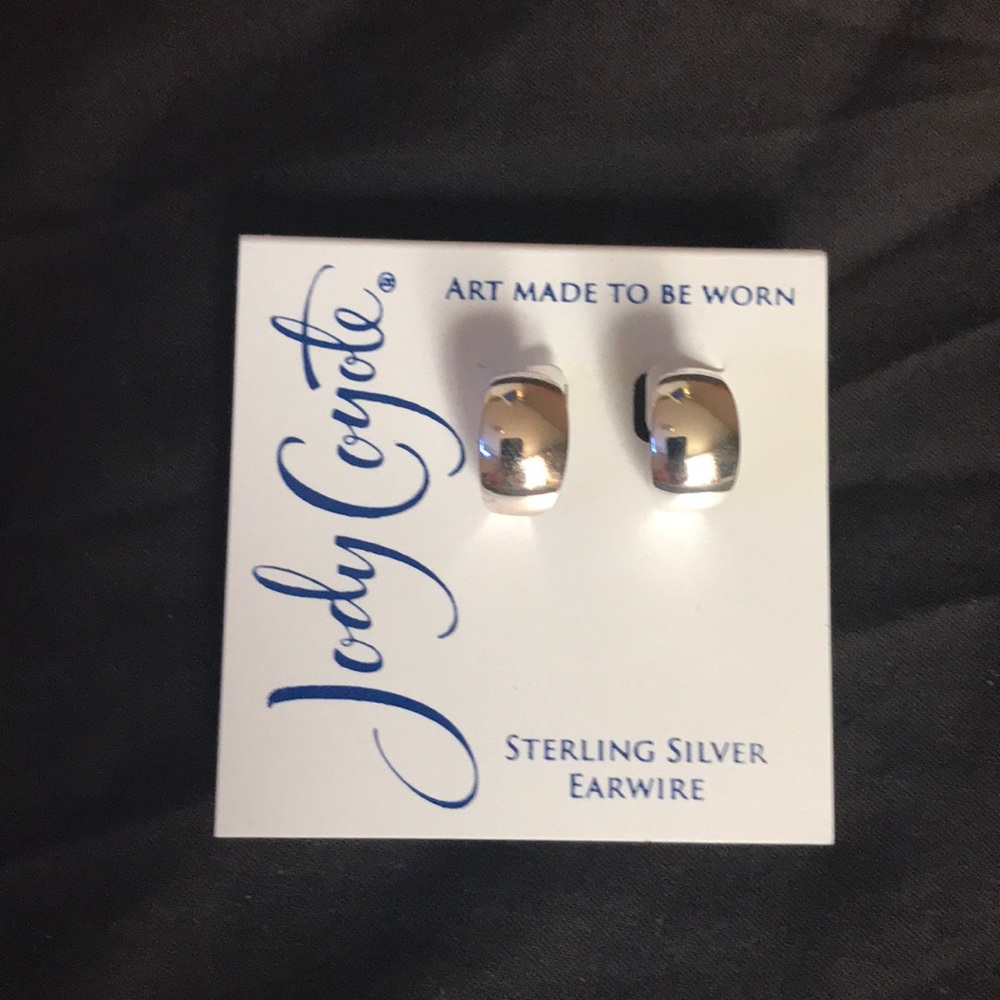 Silver earrings